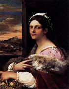 A Young Roman Woman, Sebastiano del Piombo